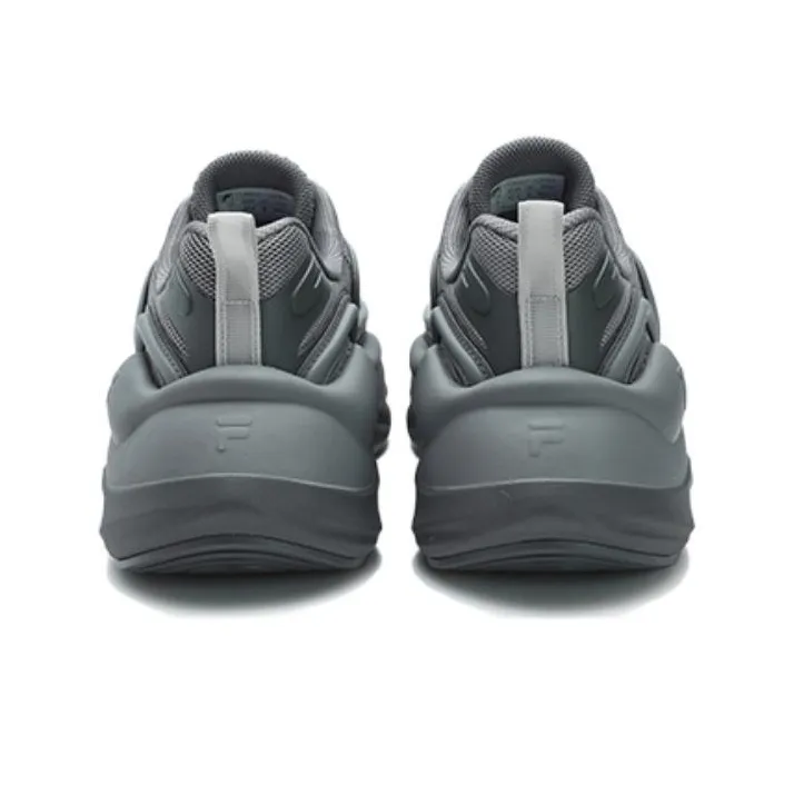 FILA FUSION BUZZARD Cushioning Wear-Resistant Low-Top Casual Shoes Men's Gray-2