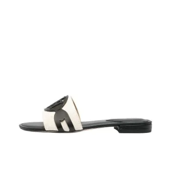 LAUREN RALPH LAUREN Logo appliqué Flat Slides Women's