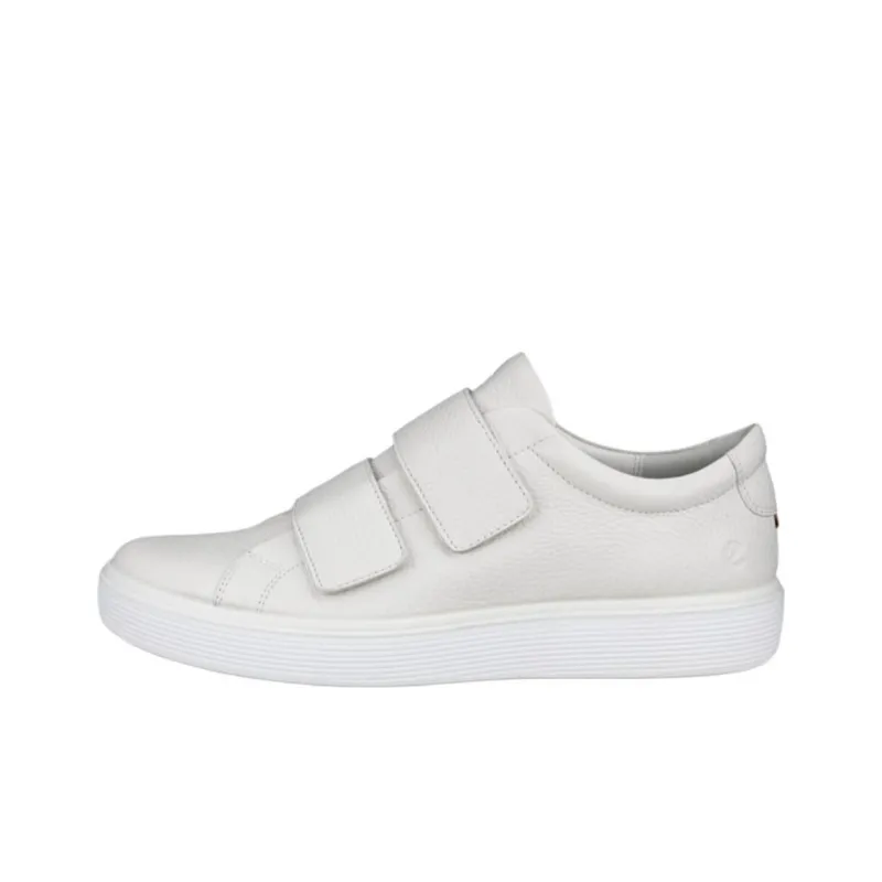 Ecco Low Top Skateboard Shoes Men's White-0