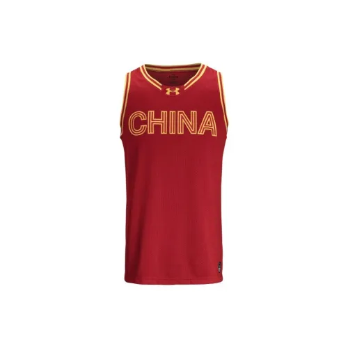 Under Armour Tank Tops Men Campus Red