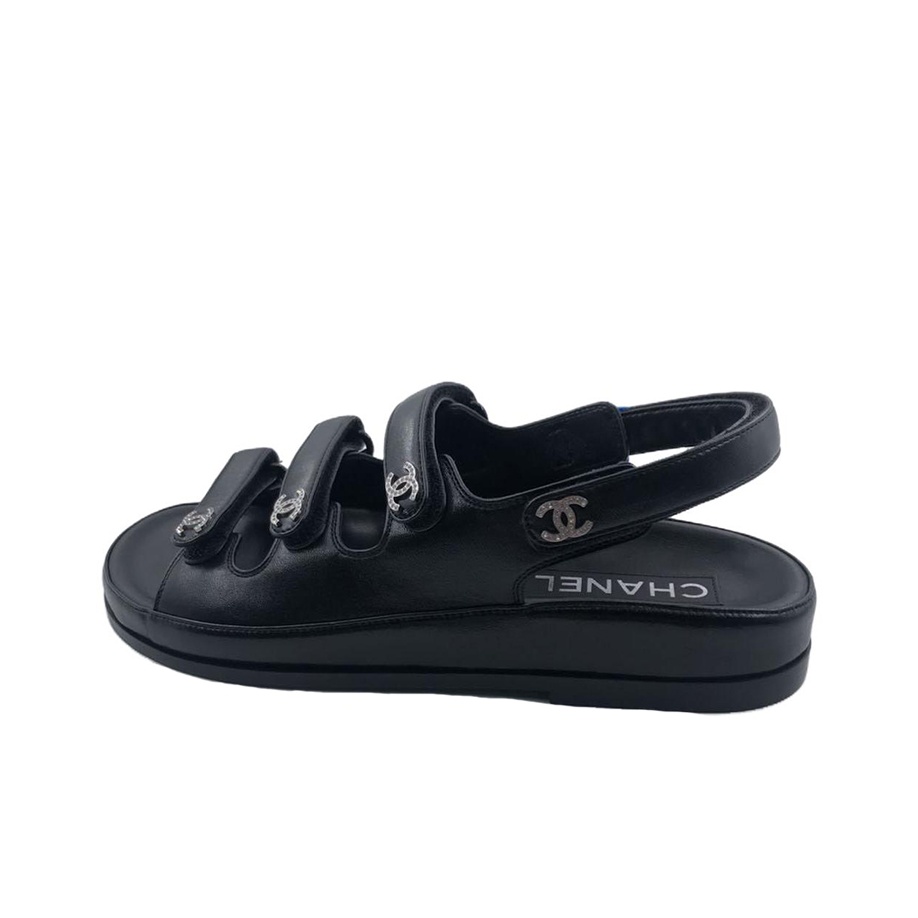 Chanel strap sandals discount