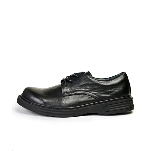 Brounvanm Men's Casual Shoes Men Low Top Black/Red Coffee