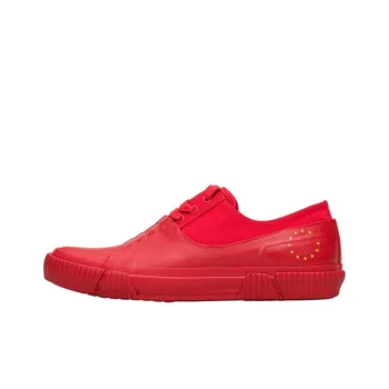 SOUVENIR x Both Galosh Low-Top Canvas Shoes Men's Red