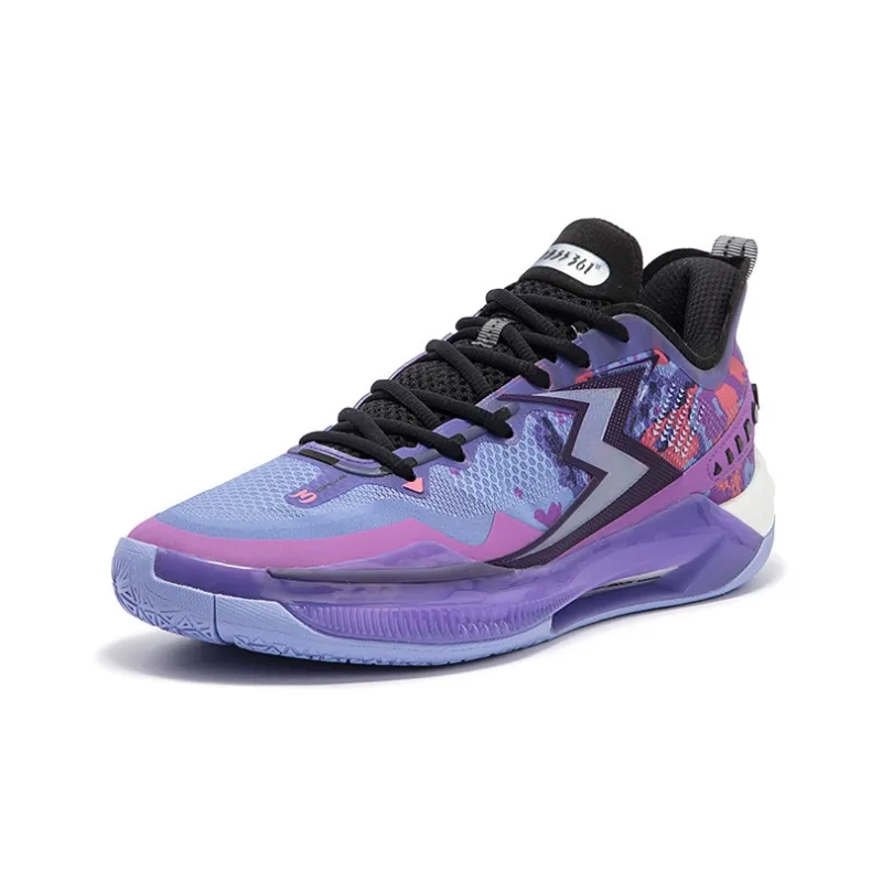 361° BIG3 5.0 Quick PRO Basketball Shoes Men Low Top Pink-1