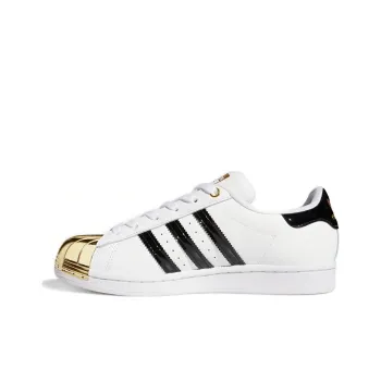 adidas originals Superstar White Gold Metallic Women's