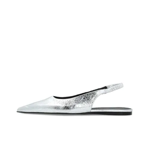 PROENZA SCHOULER Pointed-toe Leather Ballerina Shoes