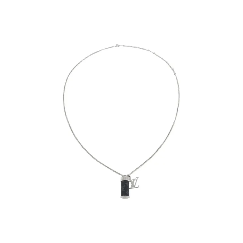 LOUIS VUITTON Monogram Eclipse Charms Necklace-2