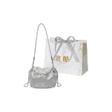 Silver+Shopping Bag
