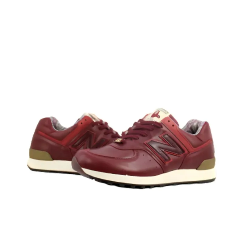 New Balance NB 576 Cushioning, Wear Resistant Low Top Running Shoes Unisex Dark Red-2