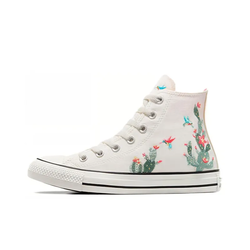 Converse Chuck Taylor All Star High 'Succulent Embroidery'-0