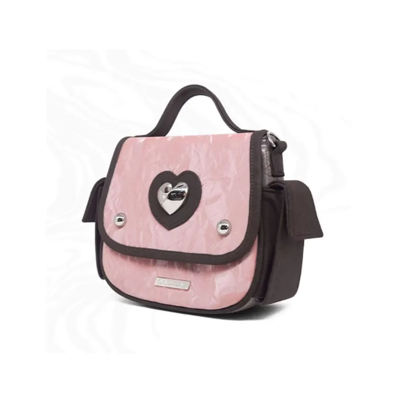 Kenghua Village PU Shoulder Bag, Crossbody Bag, Handbag Regular Women's Pink-1