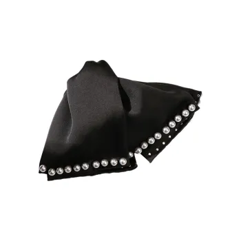 ZANC Satin Hair Clips Women's Black