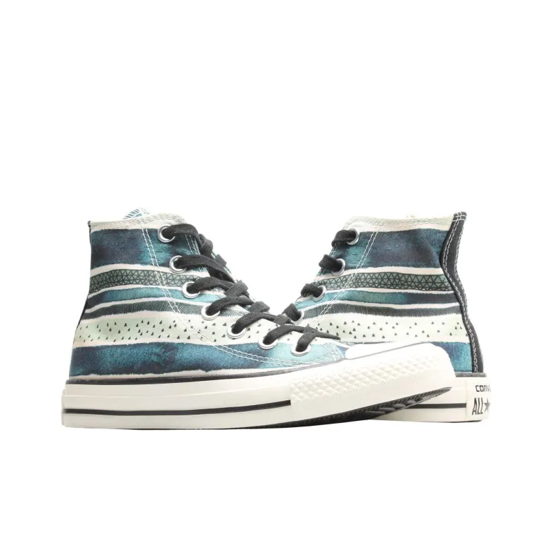 Converse Chuck Taylor All Star Hi Pop Stripes Teal Women's-2