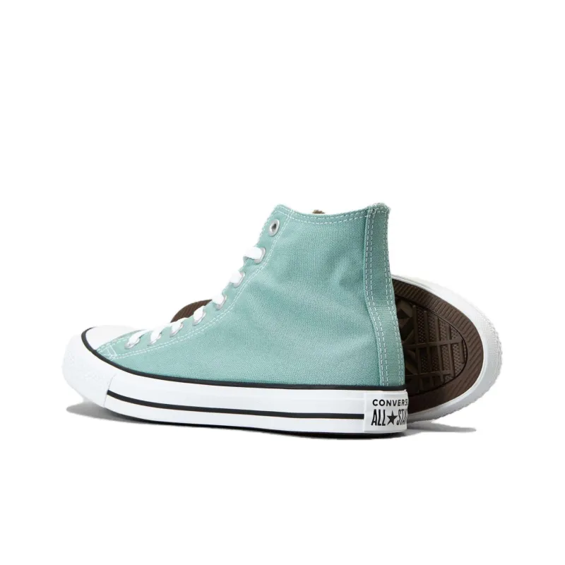 Converse Chuck Taylor All Star Anti Slip Wear Resistant High Top Canvas Shoes Unisex Green White-3