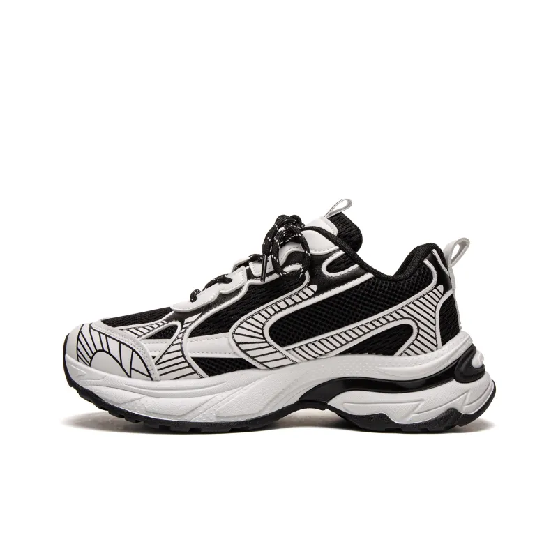 ADERSTAR Breathable Support Height Increasing Low-Top Chunky Sneakers Men's-5