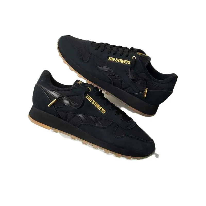 Reebok Classic Leather END. The Streets Black-1