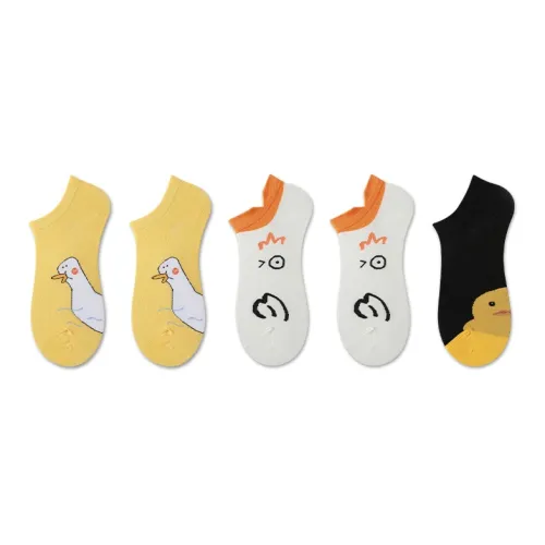 COTTON CHEESE Women's No-Show Socks