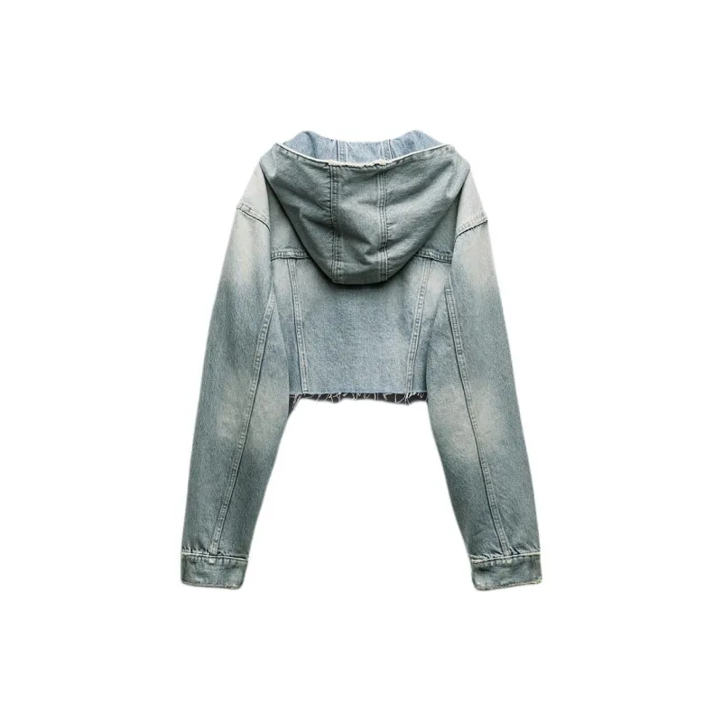 ZARA Denim Jacket Women's Light Blue-1