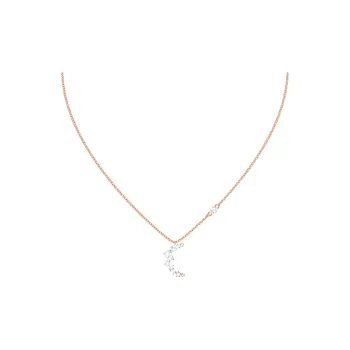 Swarovski Penélope Cruz Moonsun Alloy Necklaces Women's Rose Gold Tone Plated
