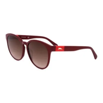 LONGCHAMP Butterfly Sunglasses Women's Deep Red