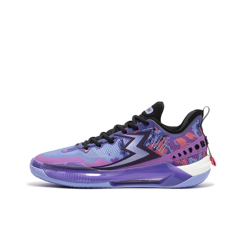 361° BIG3 5.0 Quick PRO Basketball Shoes Men Low Top Pink-0