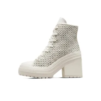 Chuck 70 De Luxe Heel Converse High 'Egret Knit' Women's