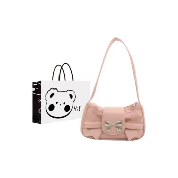 NX DOUGHNUT PU Shoulder Bag Regular Women's Pink White Silver Khaki Brown Black