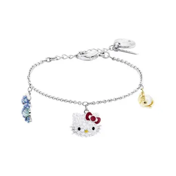 Swarovski Faux Crystal Bracelets Women's Silver