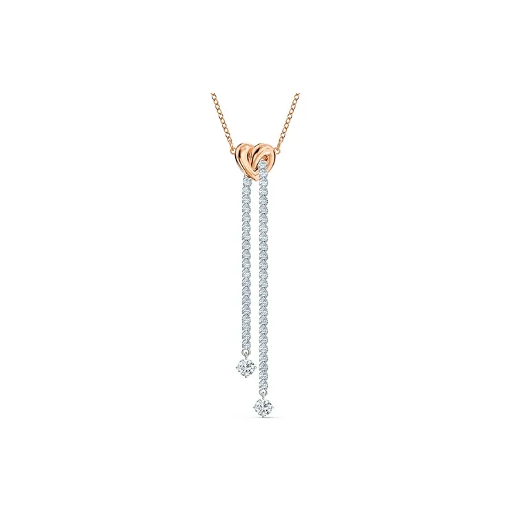 Swarovski Lifelong Heart Y Necklace-0