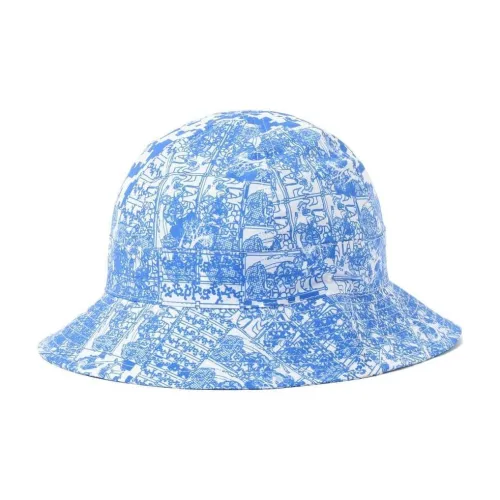 Beams Polyester Bucket Hats Men's Blue