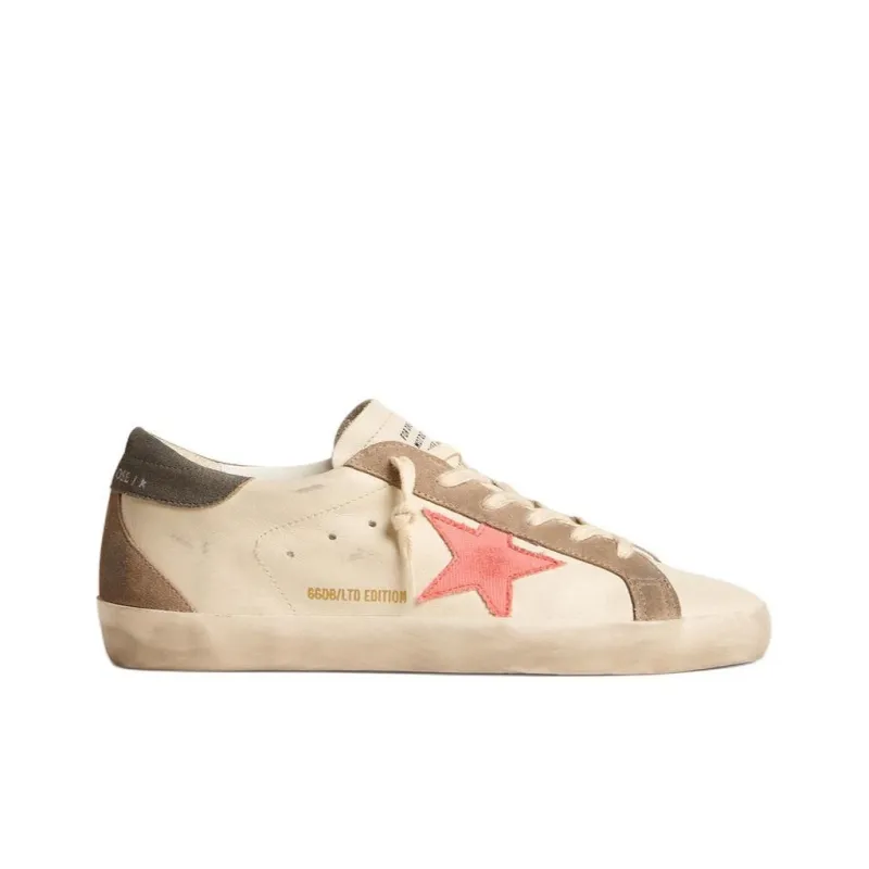 Golden Goose Women's Superstar LTD 'White Salmon Pink'-1