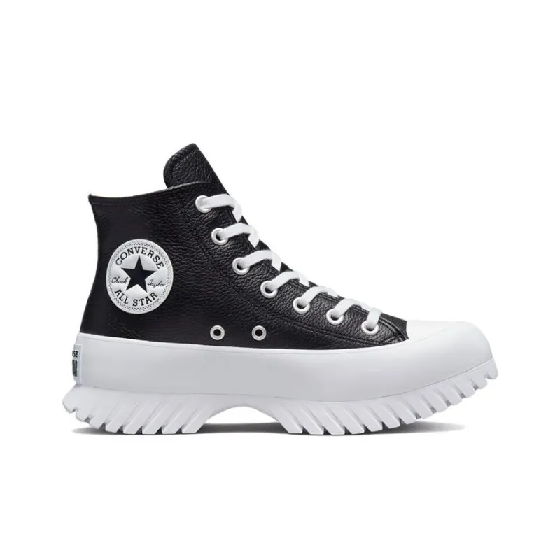 Converse Chuck Taylor All Star Lugged 2.0 Leather High 'Black White'-1