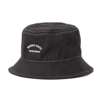 Beams Cotton Bucket Hats Men's Black/Blue