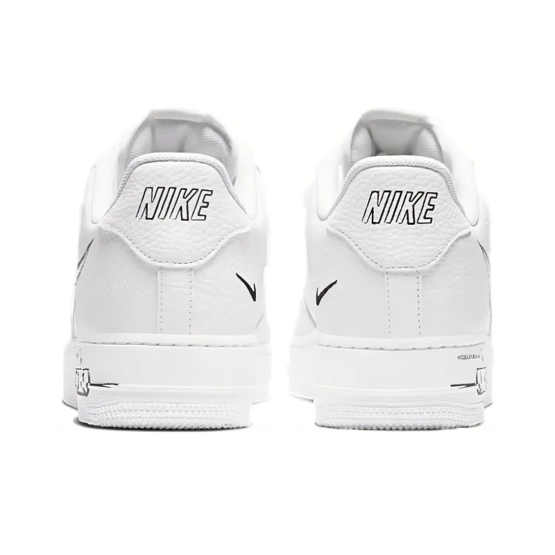 Nike Air Force 1 Low Sketch White Black-4