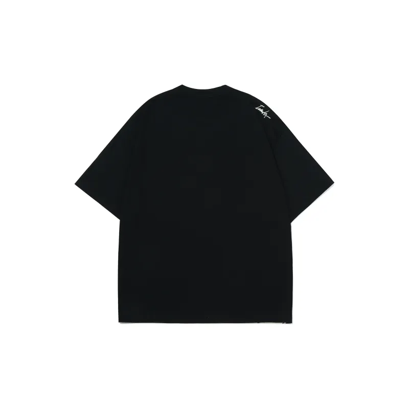 Guuka Short Sleeved T Shirts Unisex Black-1