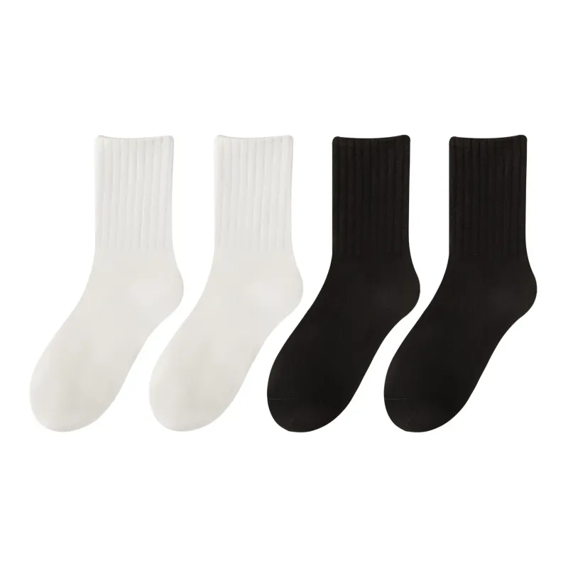 XXLLG Mid Calf Socks Women's 4 Pack-14