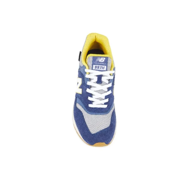 New Balance NB 997H Cushioning Anti Slip And Wear Resistant Low Top Running Shoes Men's Blue Yellow-2