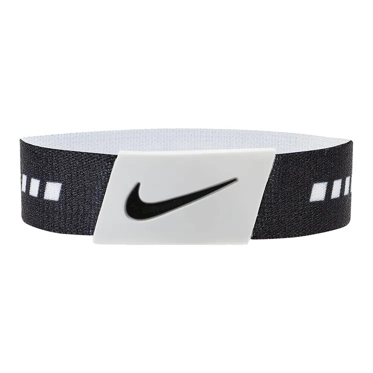 Nike Polyester Wristbands Unisex Black White Green-2