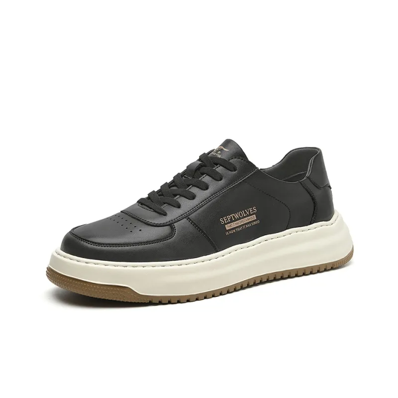 SEPTWOLVES Anti-Slip And Wear-Resistant Height Increasing Low-Top Skateboard Shoes Men's-1