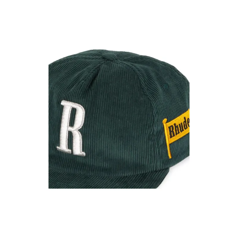 RHUDE Cotton Baseball Caps Unisex Green-2