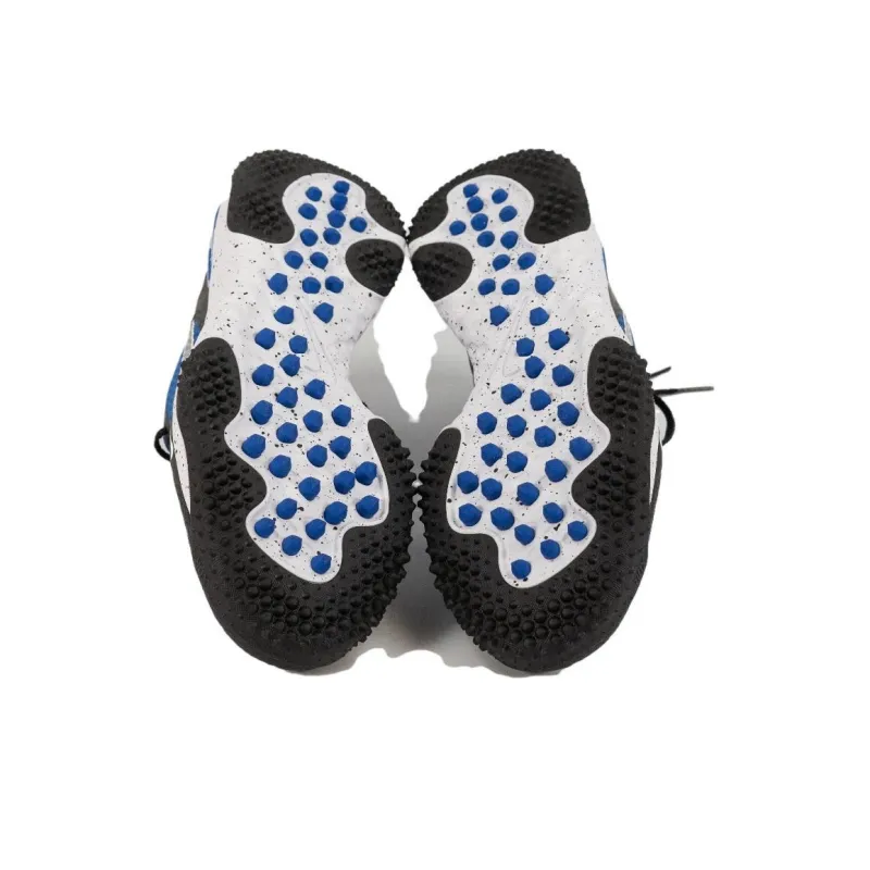Nike Huarache Elite 3 Turf Cushioning, Wear Resistant Low Top Training Shoes Men's Blue-4