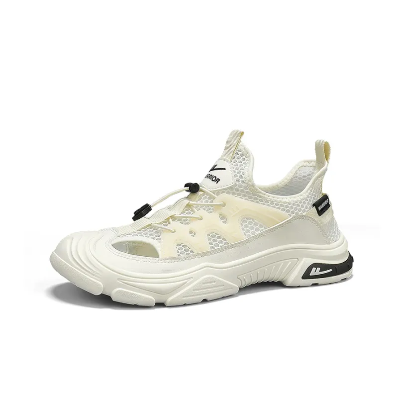 Warrior River Trekking Shoes Wear resistant, Lightweight, Breathable, And Non slip. Beach Sandals Men's Beige-2