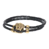 VERSACE Medusa Logo Detailed Charm Bracelet