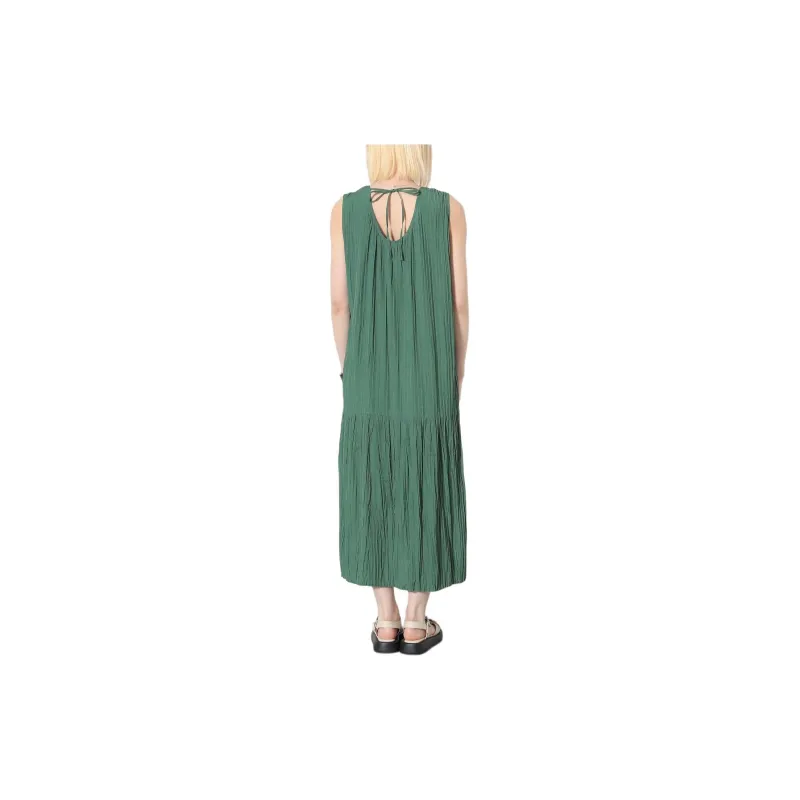 Beams V Neck Washer Dress Sleeveless Dress Women's-7