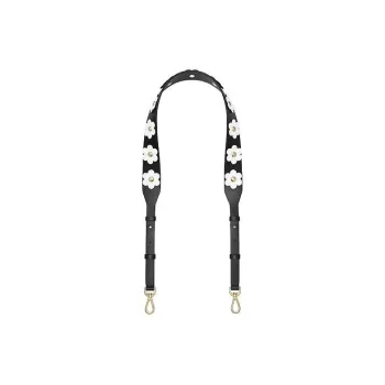 MICHAEL KORS Leather Shoulder Strap Bag Straps Women's Black & White