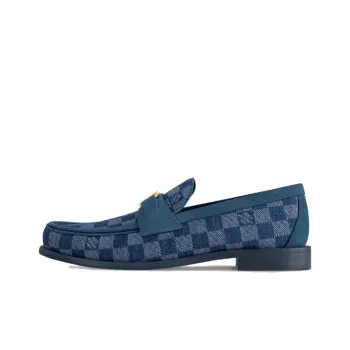 LOUIS VUITTON Major Loafers Men's Blue