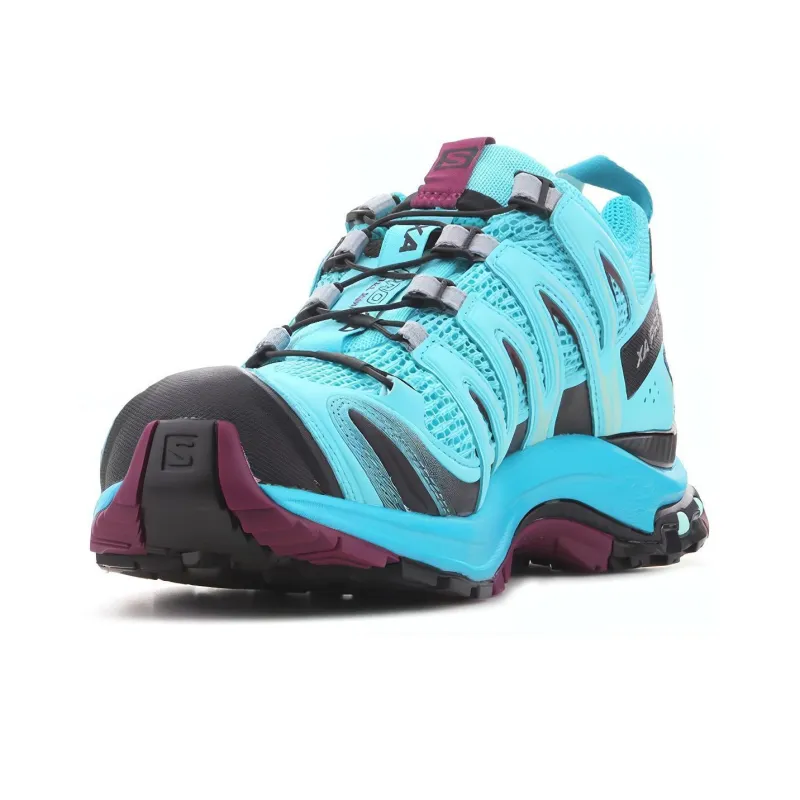 SALOMON XA Pro 3D V9 Durable Breathable Low Top Hiking Trekking Shoes Women's Blue-2
