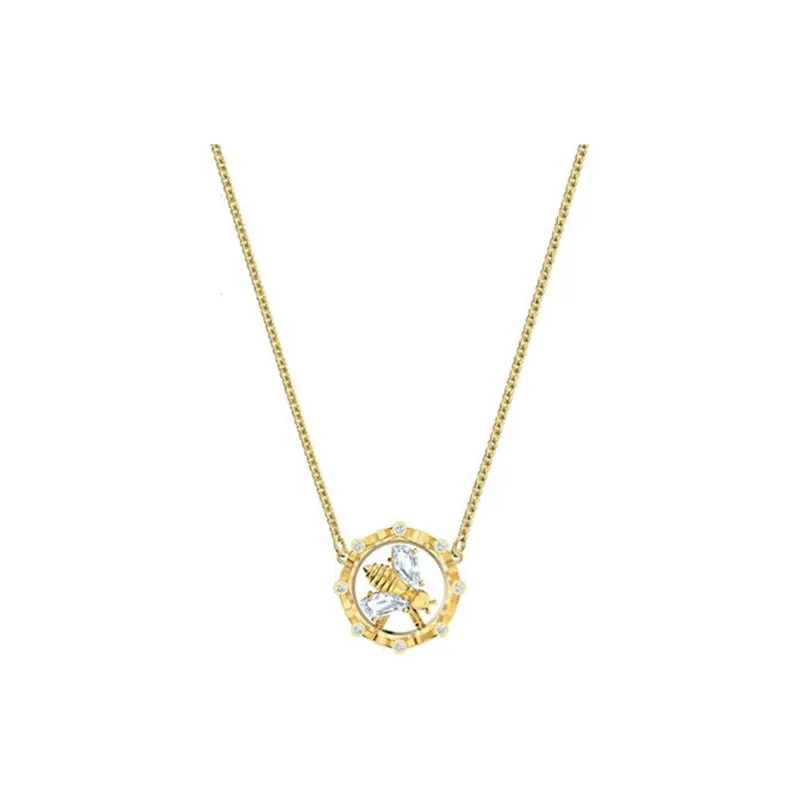 Swarovski Bee A Queen Alloy/Gold Plated/Silver Plated Necklaces Women's-0