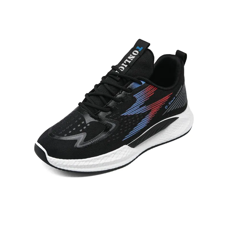 Tonlion Cushioning, Slip Resistant, Abrasion Resistant, Breathable, Lightweight, Rebound Low Top Running Shoes Men's-8