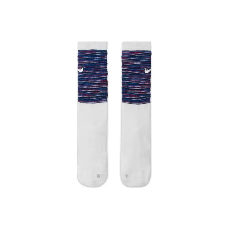 Nike Basketball Socks Unisex White/Black-4